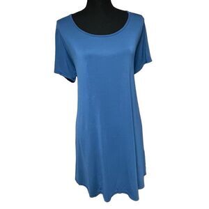 Larace French Blue Short Sleeve Tunic L0397